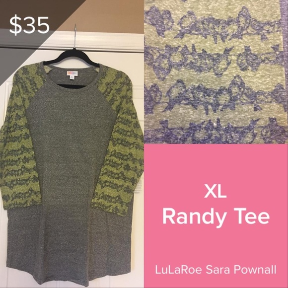 LuLaRoe Tops - LuLaroe XL Randy Tee